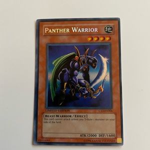 YuGiOh Panther Warrior limited edition
